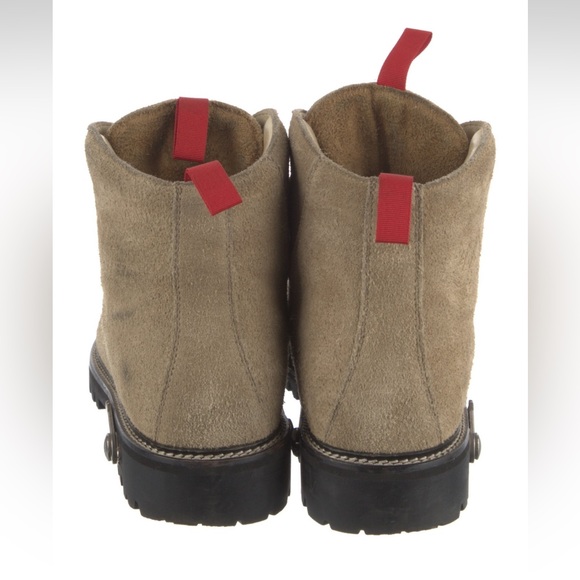 Off-White Hiking Boots Tan Suede with Red and Brown laces Men’s 8 - Picture 6 of 10